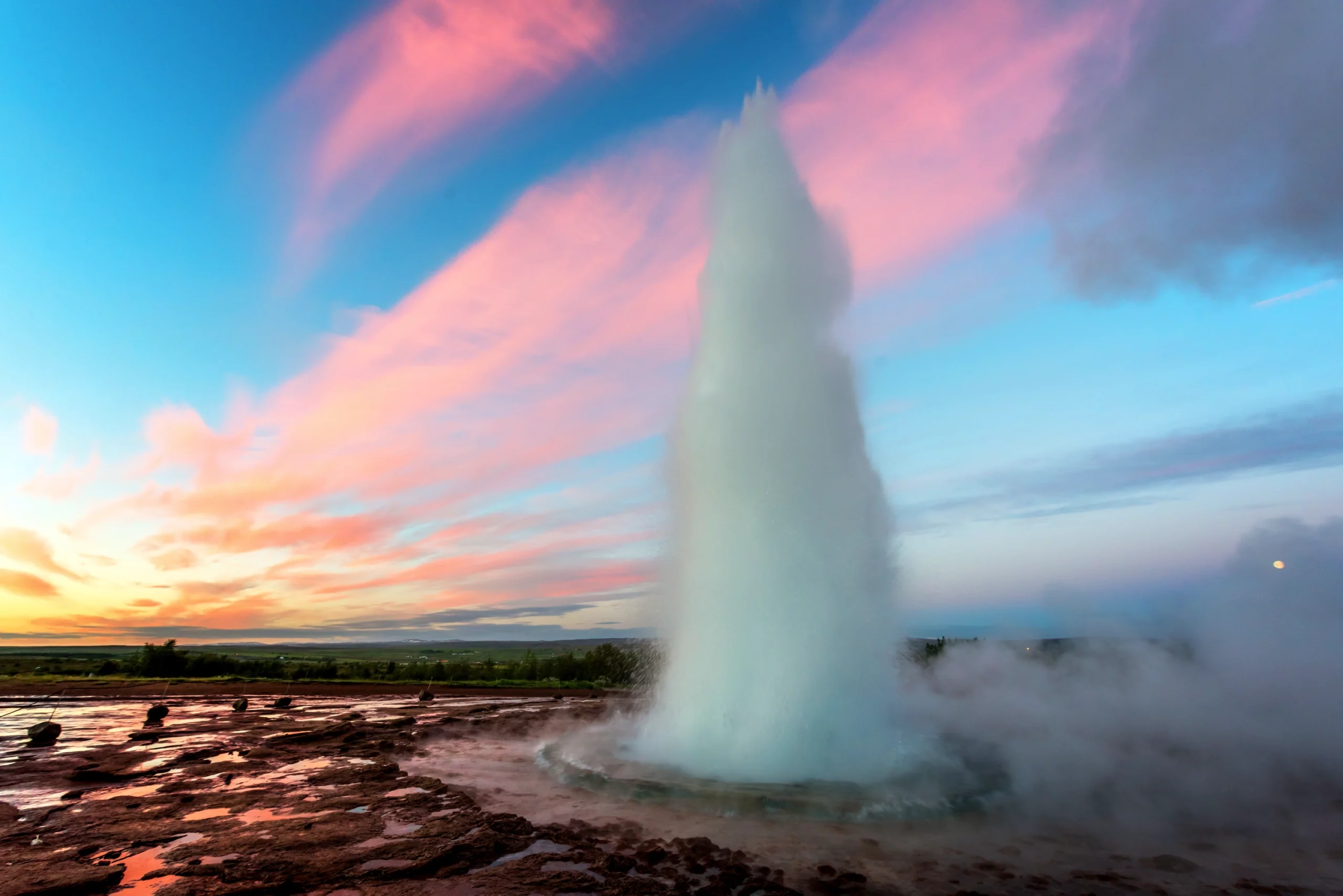 Geyser Geysir in Islanda
