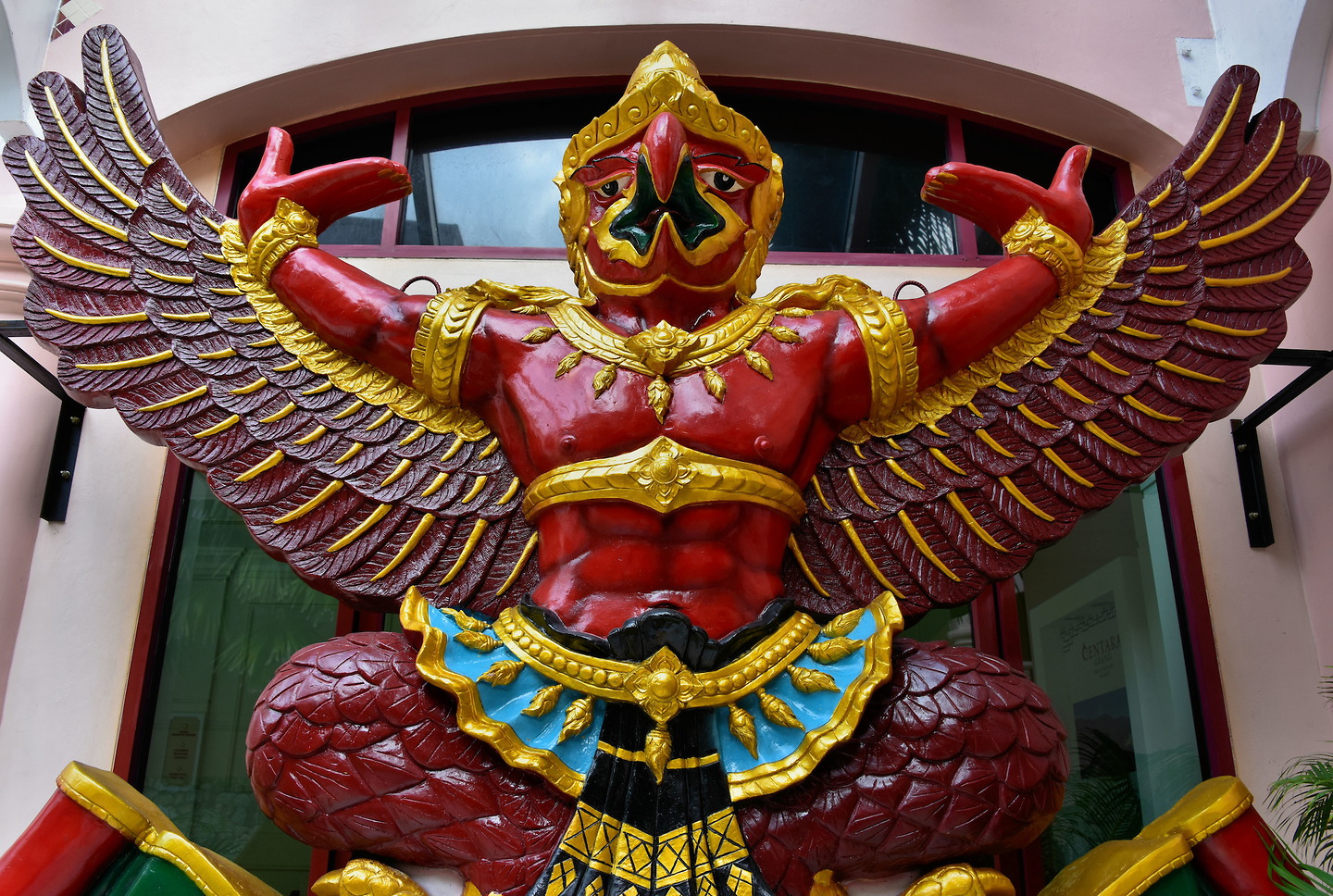 Thailand-Phuket-Karon-Beach-Garuda-Emblem-of-Thailand